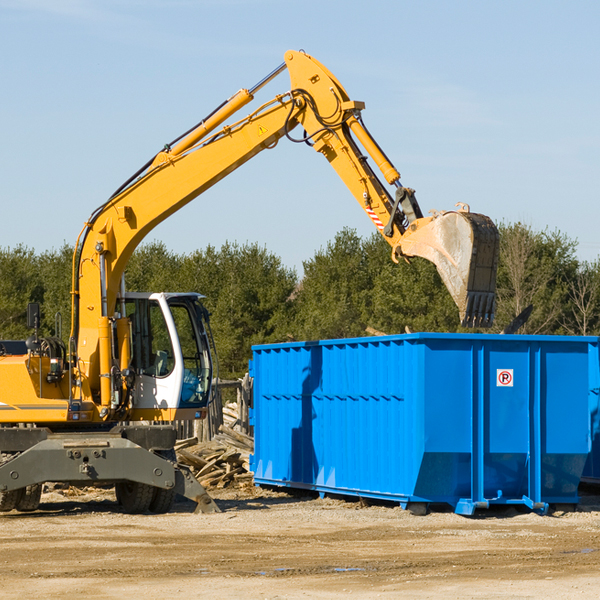 can i choose the location where the residential dumpster will be placed in Middletown CT